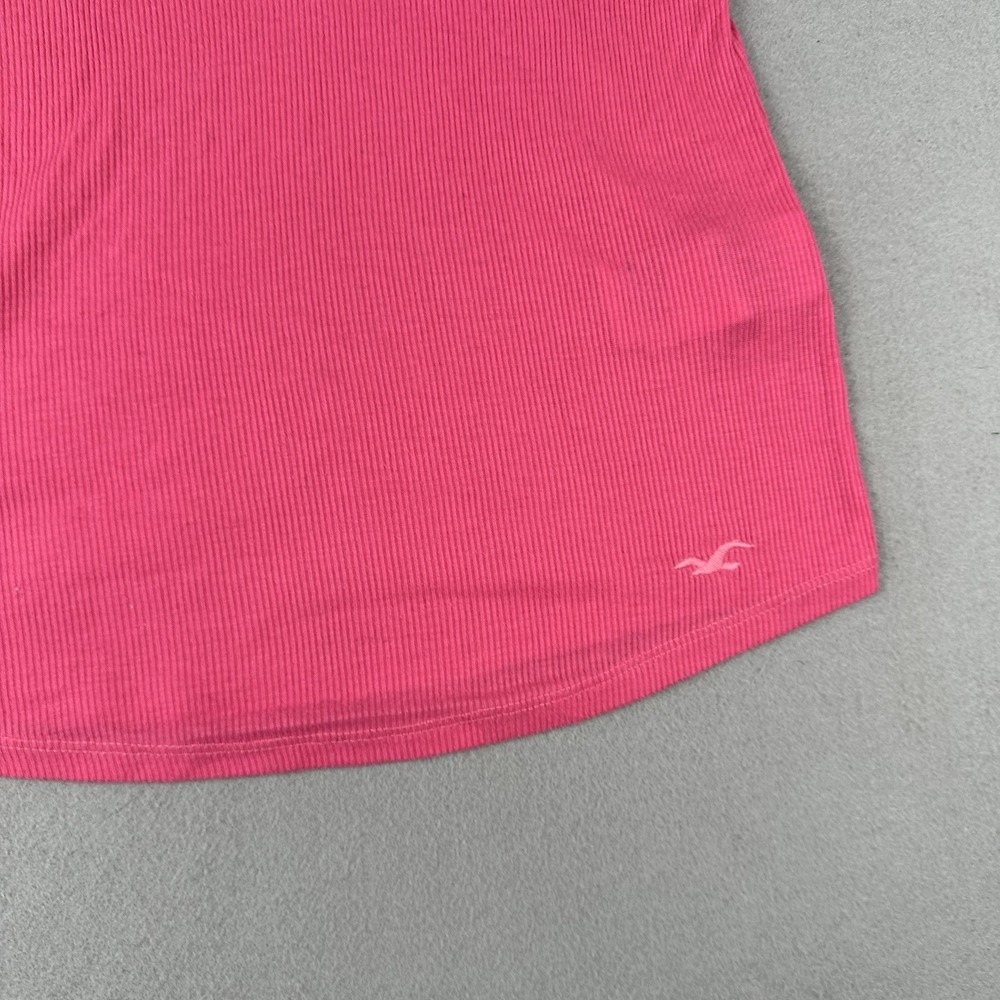 Hollister Ribbed Lace Trim Tank Camisole Medium Y2K 2000s Vintage Twilight Bird - Picture 7 of 16